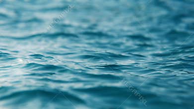 Close-up view of flickering ocean waves in slow motion, seamless loop background