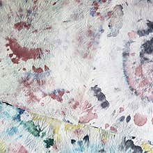 Tie Dye Texture. Ethnic Texture. Flowers Psychedelic Borders. Multicolor Boho Pattern.