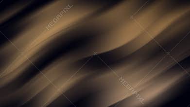 Curving lines of dark brown and light brown shades. 4k Animation with luxury colors.