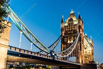 Tower Bridge in London, England