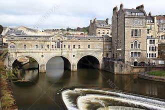 Pulteney bridge in Bath