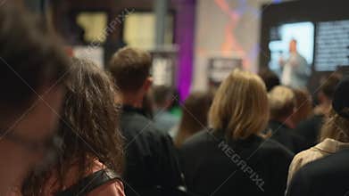 Eager young minds convene in a modern hub to open potential in the startup ecosystem. business incubators serve as