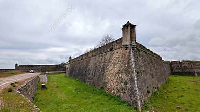 Fortress of Santa Luzia, Elvas, Portugal. Garrison Border Town of Elvas and its Fortifications