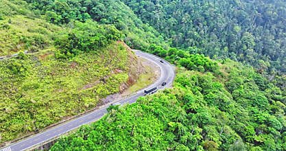 Khanh Le Pass seen from above is beautiful and majestic