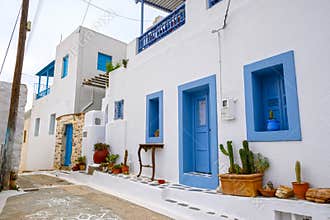 Cycladic architecture. Amorgos, Greece