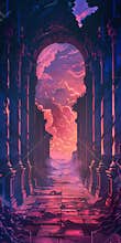 Lofi background providing a large area for text.