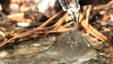 Icicle in downspout; 4