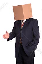 Box man handshake