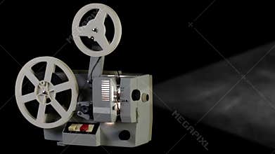 Retro cinema projector