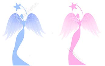 Christmas Angel Holding Star
