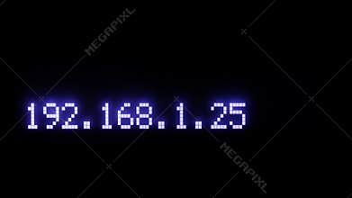 Animated text Press any key to enter main menu