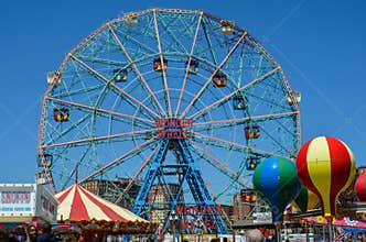 Wonder Wheel ferris wheel at Coney Island