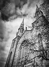 Dark, imposing and ominous Church Image