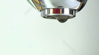 Leaky faucet tap macro; 10