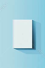 Vertical poster design in flat minimalistic style, gradient background from light blue to white,
