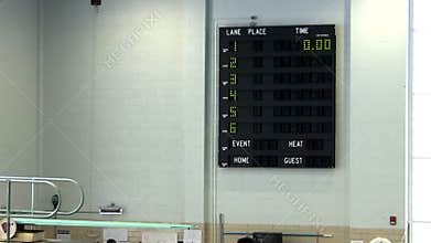 Swimming scoreboard
