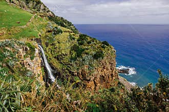 Landscapes at Azores islands, hiking at Santa Maria, Portugal, travel in Europe