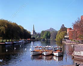 River Avon, Stratford-upon-Avon, UK.