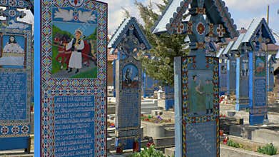 Funny Messages On Tombstones At Sapanta Merry Cemetery, Romania