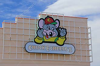 Chuck E. Cheese entertainment center
