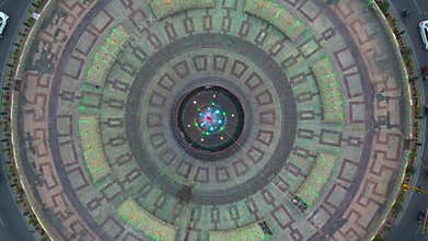 Beautiful aerial view city of Lucknow Beautiful Road, Park, 1090 lucknow Chowk, DR BHEEMRAO AMBEDKAR SAMAJIK PARIVARTAN STHAL DWAR