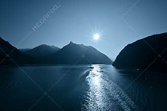 Endicott Arm Fjord Leading to Dawes Glacier