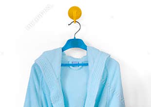 Clotheshanger With a Bathrobe