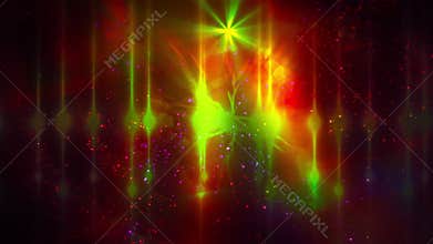 Floodlight streak and dust