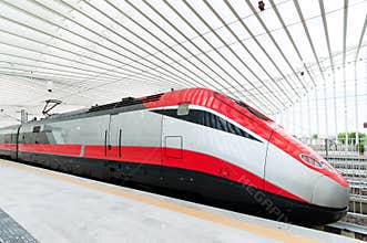 Fast train in Italy