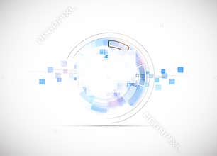 Infinity computer new technology concept business background
