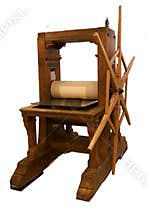 press, machine, printing, printing house, simple, monument, old