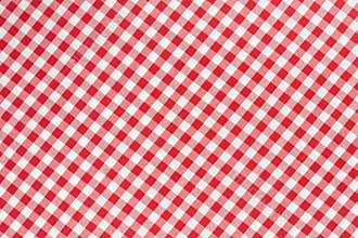Red and white tablecloth texture background