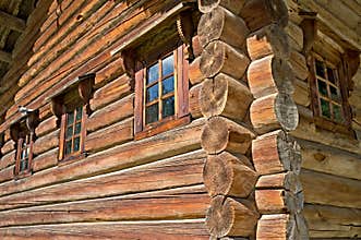 Russian log house