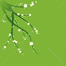 Flowering Green Branches