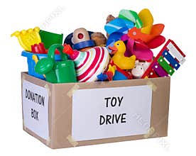 Toy donation box