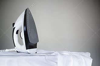 Iron on a shirt