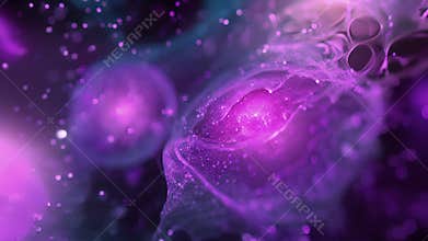 A timelapse series capturing the transformation of stem cells into specialized cells for targeted regenerative