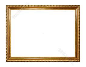 Gold vintage frame