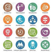 Business Icons Set 3 - Dot Series