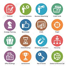 Business Icons Set 2 - Dot Series