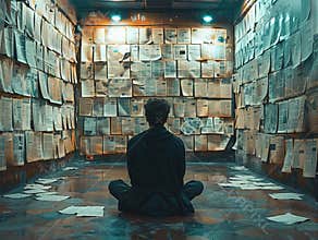 content creation and story-telling concept, t different element of online content from photos and videos to blogs and