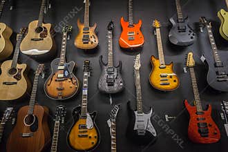 Music Shop Guitars