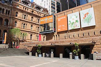 stone hall (museum of sydney) in sydney - australia