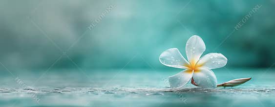 Frangipani Flower Background