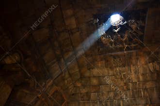 Inside medieval Armenian monastery