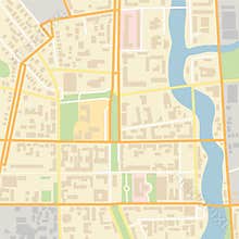 Vector city map