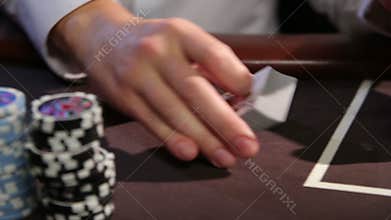 Casino. Poker table.