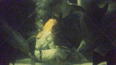 Diver with Dolphins (Archival 1950s)