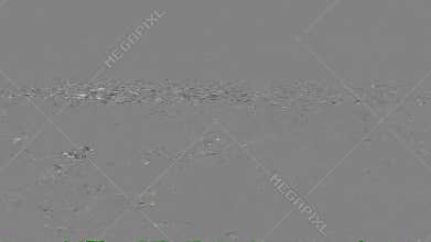 Ice floats in the Arctic fjord