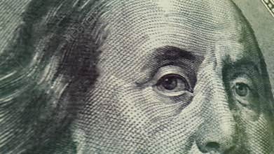 One Hundred Dollar Macro Close-up Pan